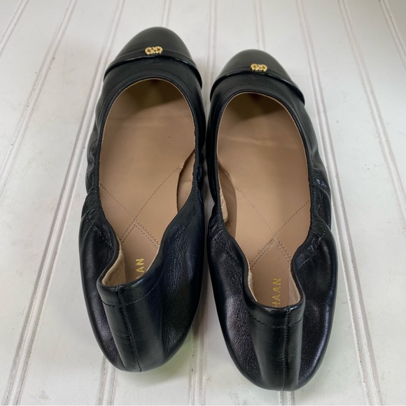 Cole Haan Elsie  black leather ballet flats - Picture 10 of 10